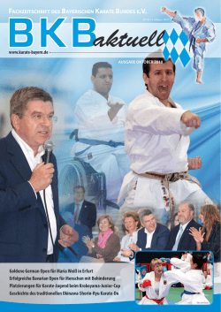Magazin BKB Aktuell - Bayerischer Karate Bund