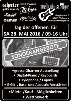 sonderangebote - Musik Niederberger