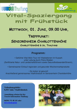 Informationen erhalten Sie hier.