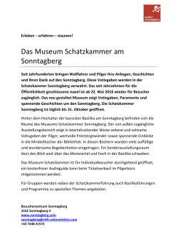 Info - Museum Schatzkammer
