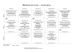 Menuplan W21 als PDF - Swisscom Restaurant St.Gallen