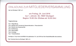 Mitgliederversammlung am 24.06.2016