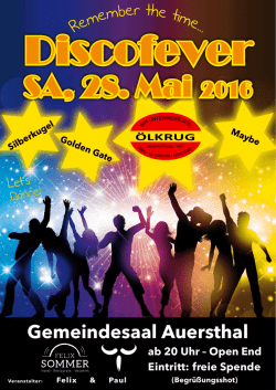 Discofever, remember the time