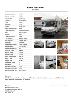 Hymer 554 SWING