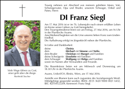 DI Franz Siegl