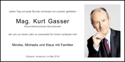 Mag. Kurt Gasser