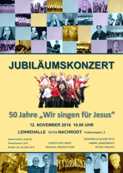 JUBILÄUMSKONZERT