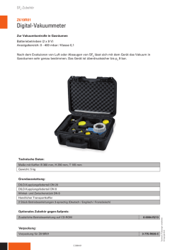 Digital-Vakuummeter
