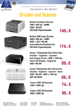 Drucker und Scanner - mc