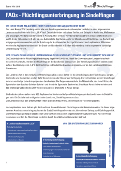 FAQ - Stadt Sindelfingen