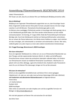 Info und Anmeldung - Klima das Theater