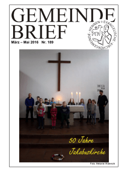 Gemeindebrief - Evangelische Kirchengemeinde Hennen