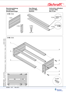 Benutzeranleitung europac PRO Baugruppentrдger User Manual