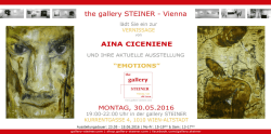 Page 1 the gallery STEINER - Vienna - - - -