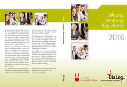 hier auch zum - DiaLog Internationale Akademie