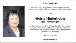 Aloisia Hinterhuber