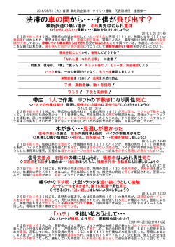 資源ごみ収集車の事故防止資料 （2016/05/24）