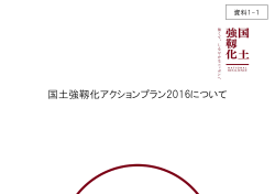 国土強靱化アクションプラン2016について