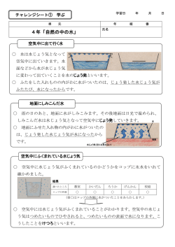 4年「自然の中の水」