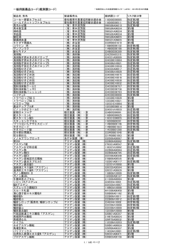 一般用医薬品コード（経済課コード）