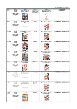 データ最終更新日（2016年5月24日) 出版社 発売日 商品名 作家名ほか