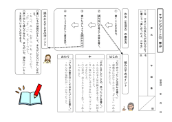 作 文 （ 生 活 文 ） の 書 き 方 組 み 立 て の ポ イ ン ト チ ャ レ ン ジ シ ー