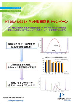 HT DNA NGS 3K キット販売記念キャンペーン