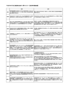 改正に関するQ＆A（経営事項審査）