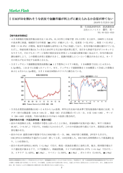 ISMが50を割れそうな状況で金融市場が利上げに耐えられるか自信が