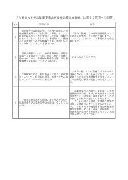 質問と回答（PDF）