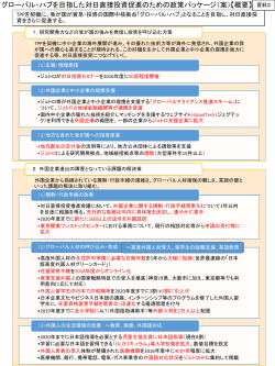 （案）【概要】 - INVEST JAPAN 対日直接投資推進