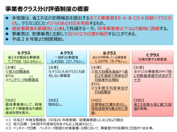 事業者クラス分け評価制度について（PDF形式）