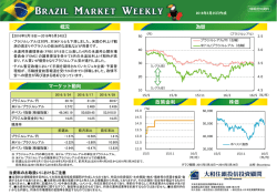 ブラジルマーケットウィークリー 2016年5月25日