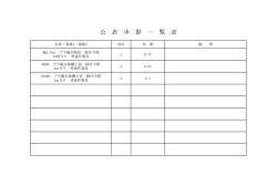 公 表 歩 掛 一 覧 表