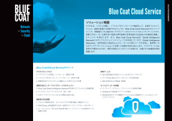 Blue Coat Cloud Service