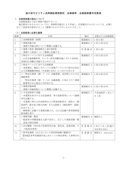 超小型モビリティ活用実証業務委託【企画提案書作成要領