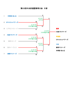 中央区連盟春季大会 - 大森フライヤーズ