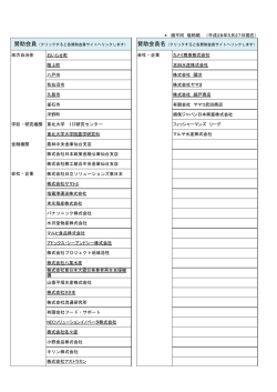 ＊ 順不同 敬称略 （平成28年5月27日現在） 地方自治体 おいらせ町