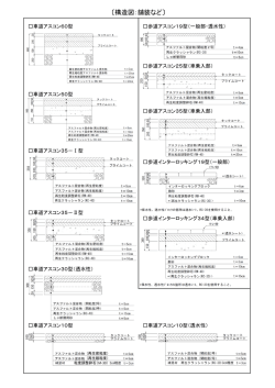 構造図（舗装・街渠・L形・境石）（PDF：898KB）