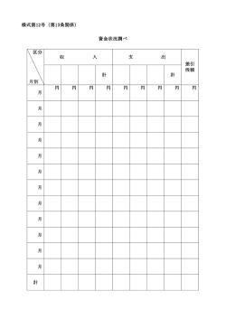 資金状況調べ（PDF：16KB）