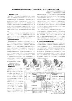 梗概を見る - 名古屋大学 地震工学・防災グループ