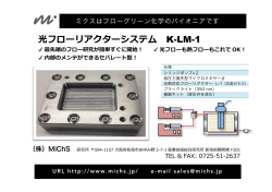 光フローリアクターシステム K-LM-1
