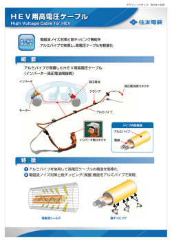 HEV用高圧ケーブル
