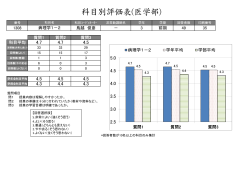 医学部3学年【講義】（PDF形式:614KB）