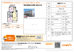 賃貸アパート 西武池袋線 秋津駅 徒歩25分 0037-633