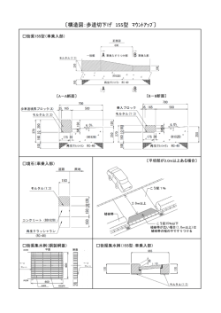 構造図（歩道切下げ155型）（PDF：320KB）