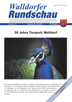 50 Jahre Tierpark Walldorf