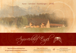 engel kalender - Ayurvedahof Engel