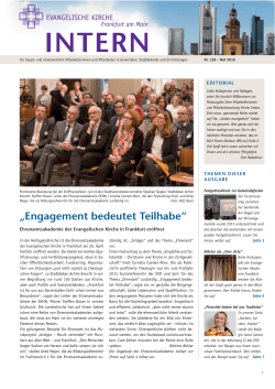 Ausgabe Nr. 183 - Mai 2016 - Evangelische Kirche Frankfurt am Main