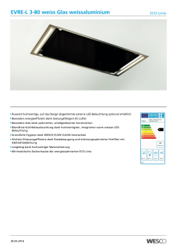 EVRE-L 3-80 weiss Glas weissaluminium - Produkte